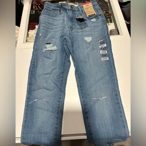 Levi's Light Blue Distressed women’s Jeans